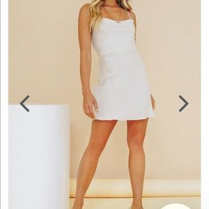 VRG GRL white linen dress